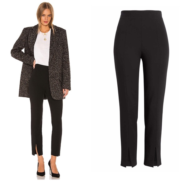 Tibi Slit Ankle Skinny Pants - Picture 2 of 5